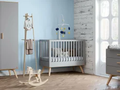 Armadio a 2 ante Nautis grigio/rovere