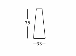Basamento per Tavolo 75x33 Fura