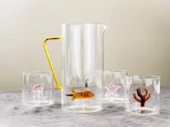 Caraffa in vetro Yellow Submarine