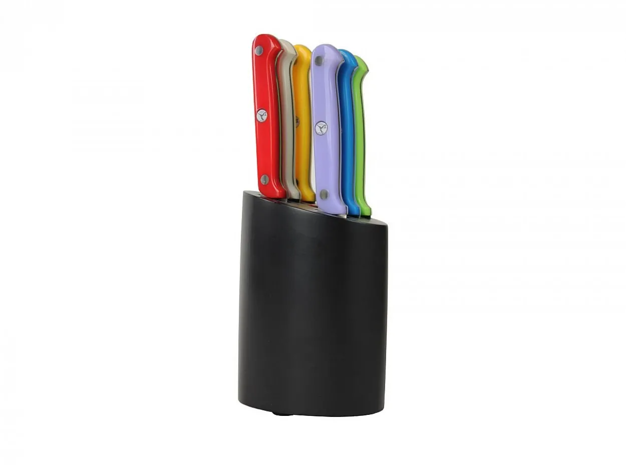 Ceppo Trend con 6 coltelli