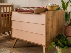 Comò 3 cassetti Vintage II (FR) / rosa