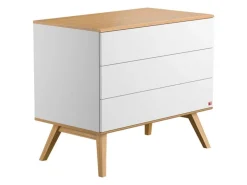 Comò Nature Baby white/oak