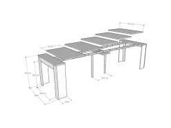 Consolle allungabile Emy 90/302