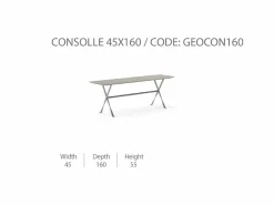 Consolle George 45x160