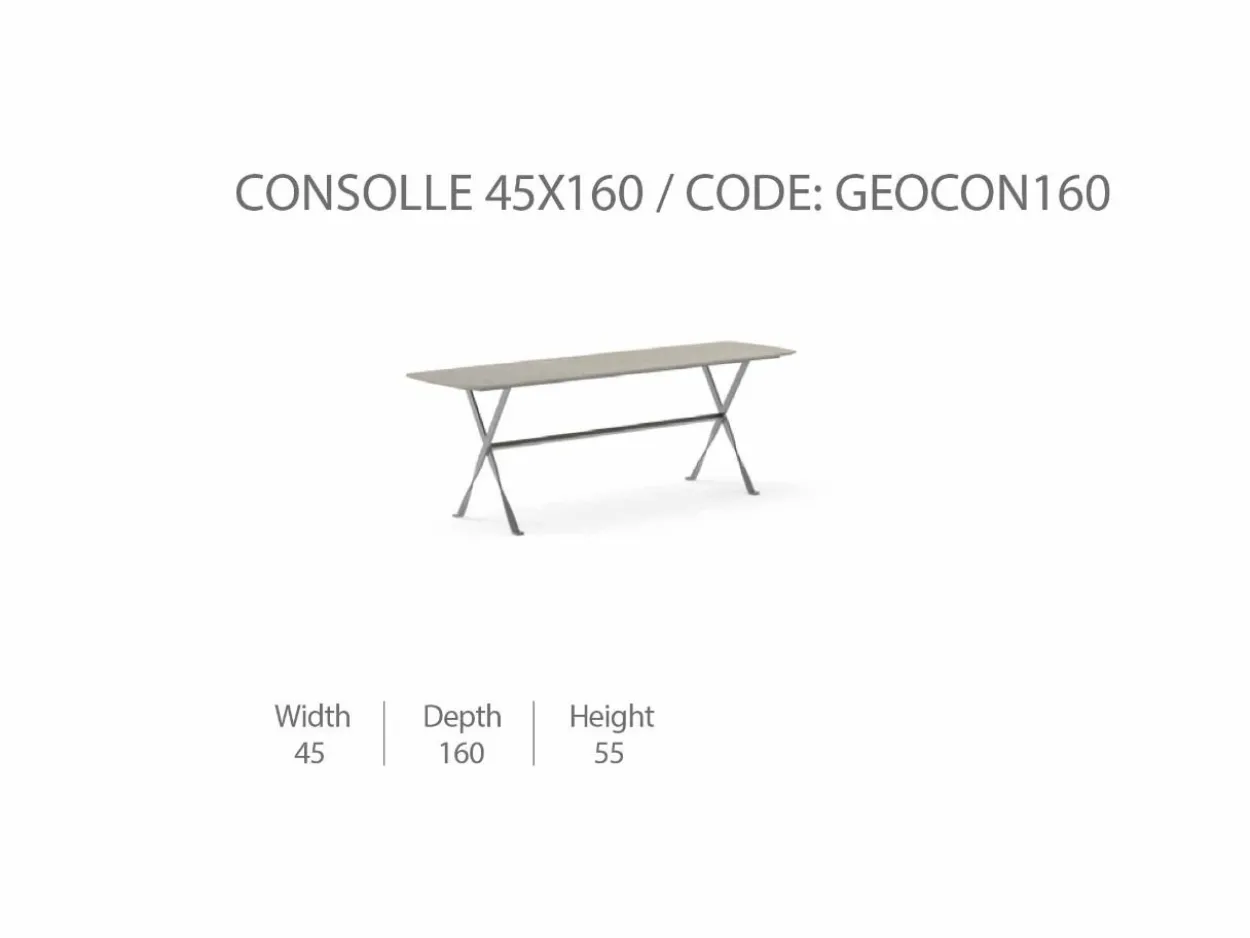 Consolle George 45x160