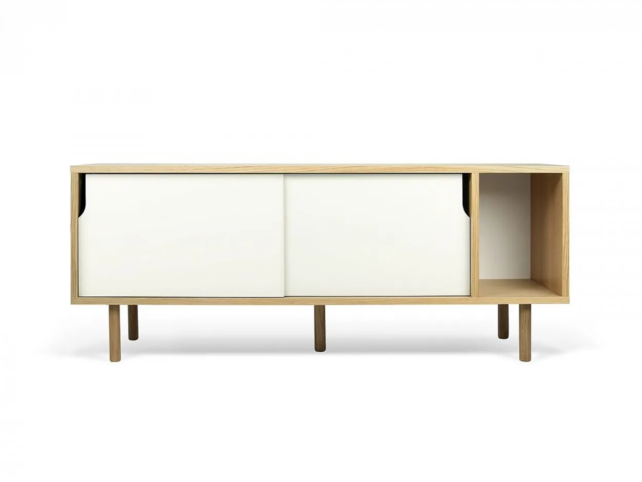 Credenza Dann 165 gambe in legno