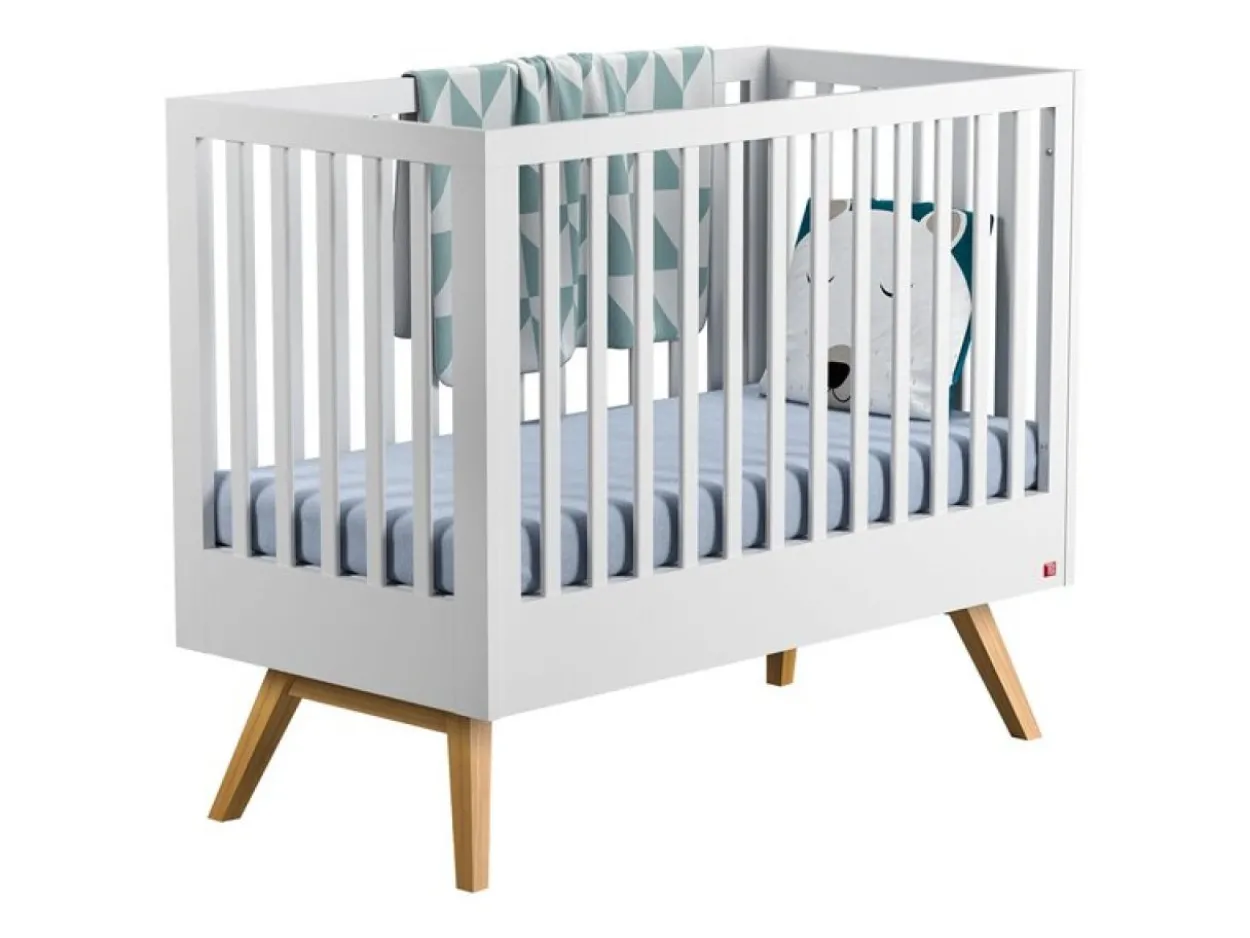 Culla II 70X140 Nature baby bianco/quercia