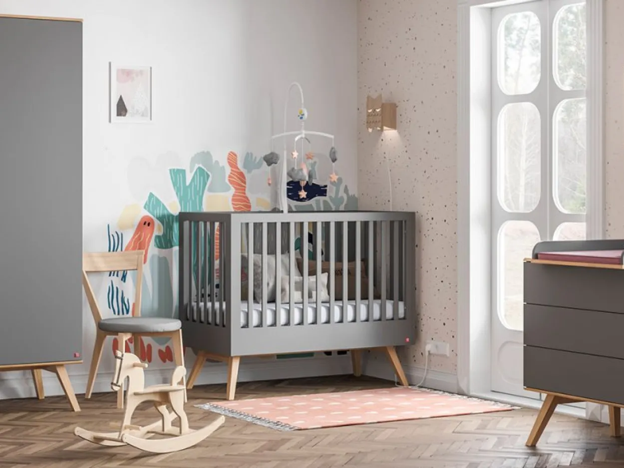 Culla II 70X140 Nature baby bianco/quercia