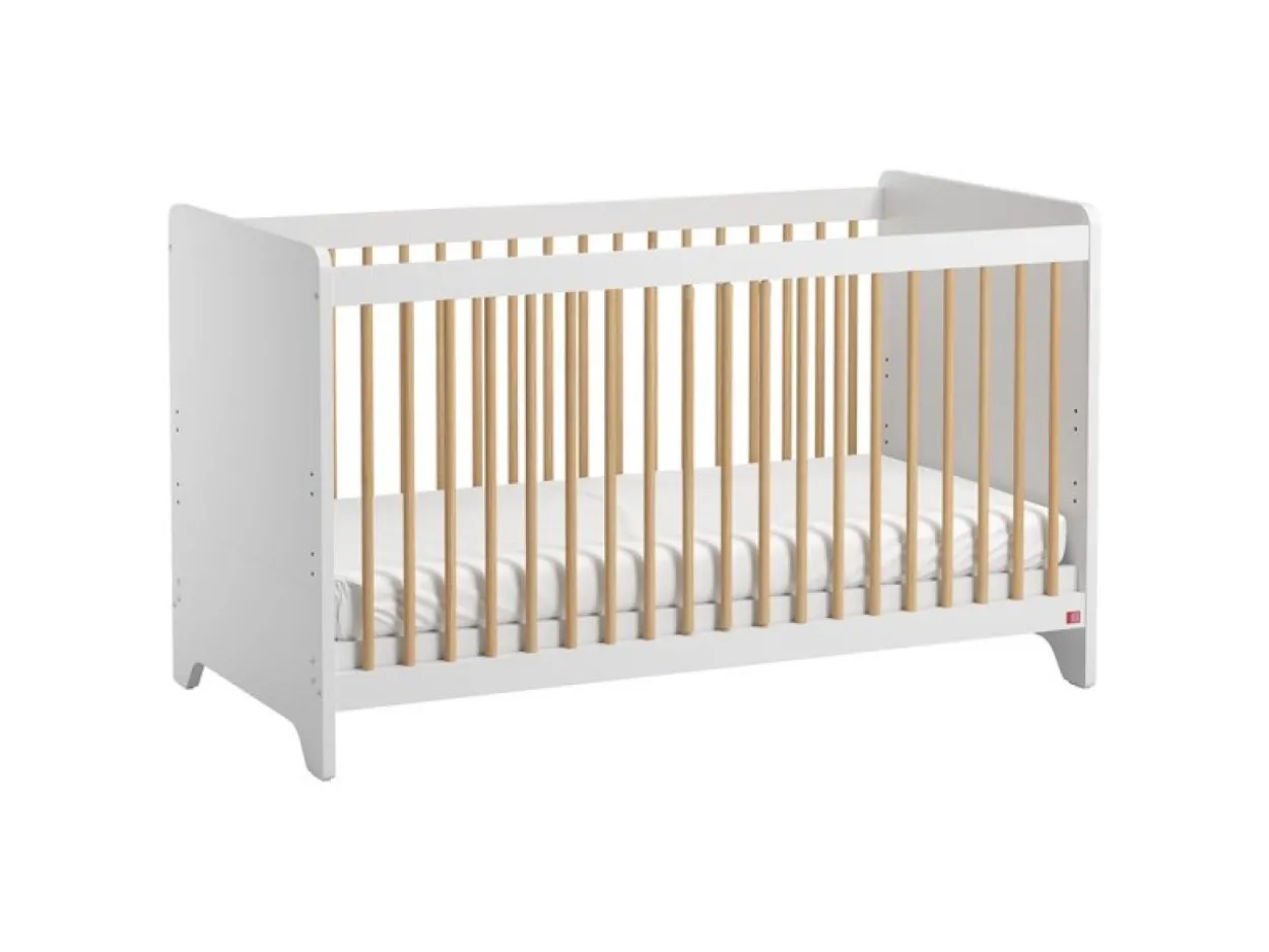 Culla 70X140 Leaf bianco/quercia