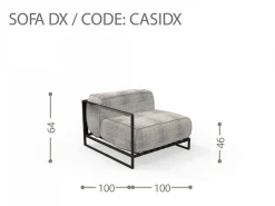 Divano DX Casilda