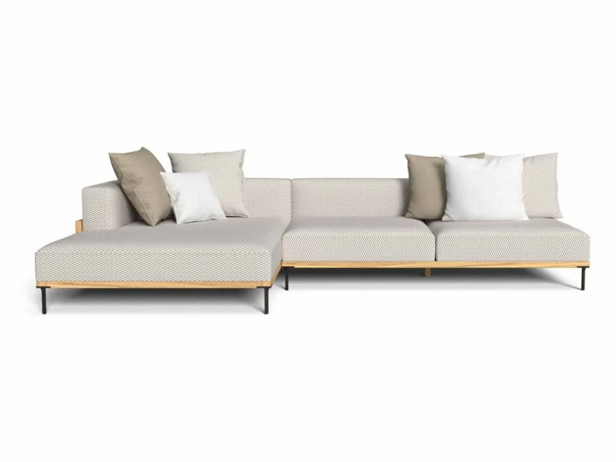Divano Lounge Sinistro CleoSoft/Wood