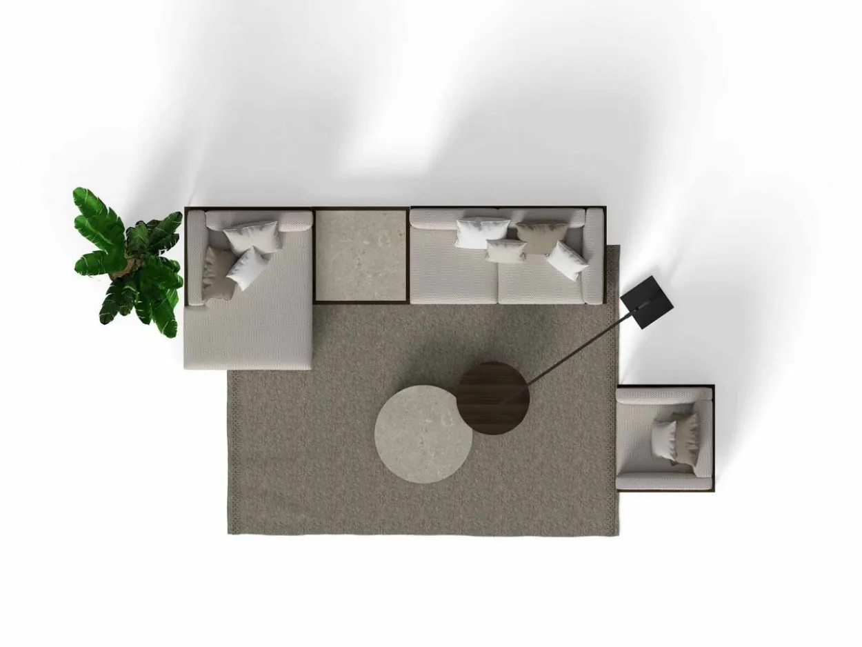 Divano Lounge XL Destro CleoSoft/Wood