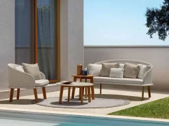 Divano Love Seat CleoSoft/Wood