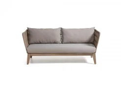 Divano 3 posti Berenice eucalipto e corda beige