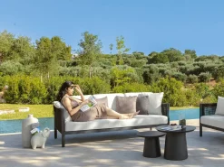 Divano 3 Posti Dolcevita Alluminio