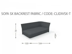 Divano SX Cliff