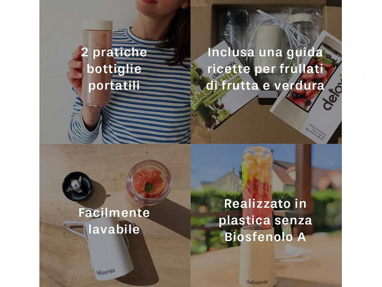 Frullatore di frutta Detoximix pink lady