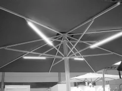 Impianto illuminazione a led Ombrellone Leonardo