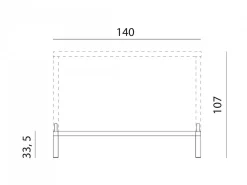 Kit Cube 140x80 High