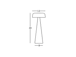 Lampada Da Tavolo Fade Alta con Kit Luce