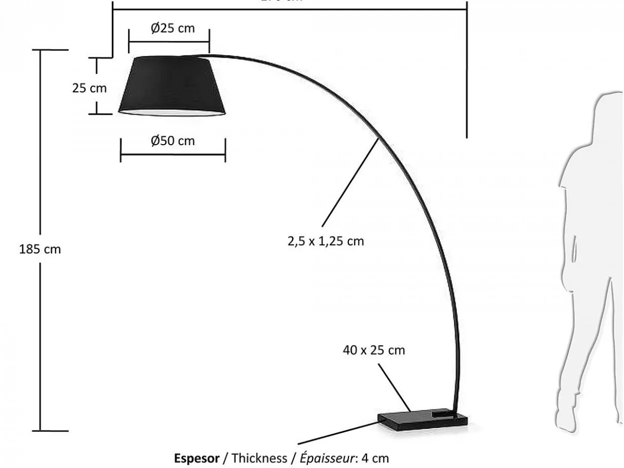 Lampada da terra Clarissa