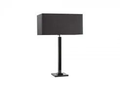 Lampada Elegance base quadra paralume rettangolare h 68
