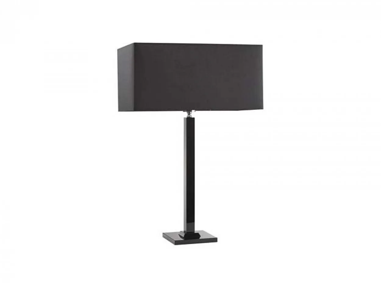 Lampada Elegance base quadra paralume rettangolare h 68