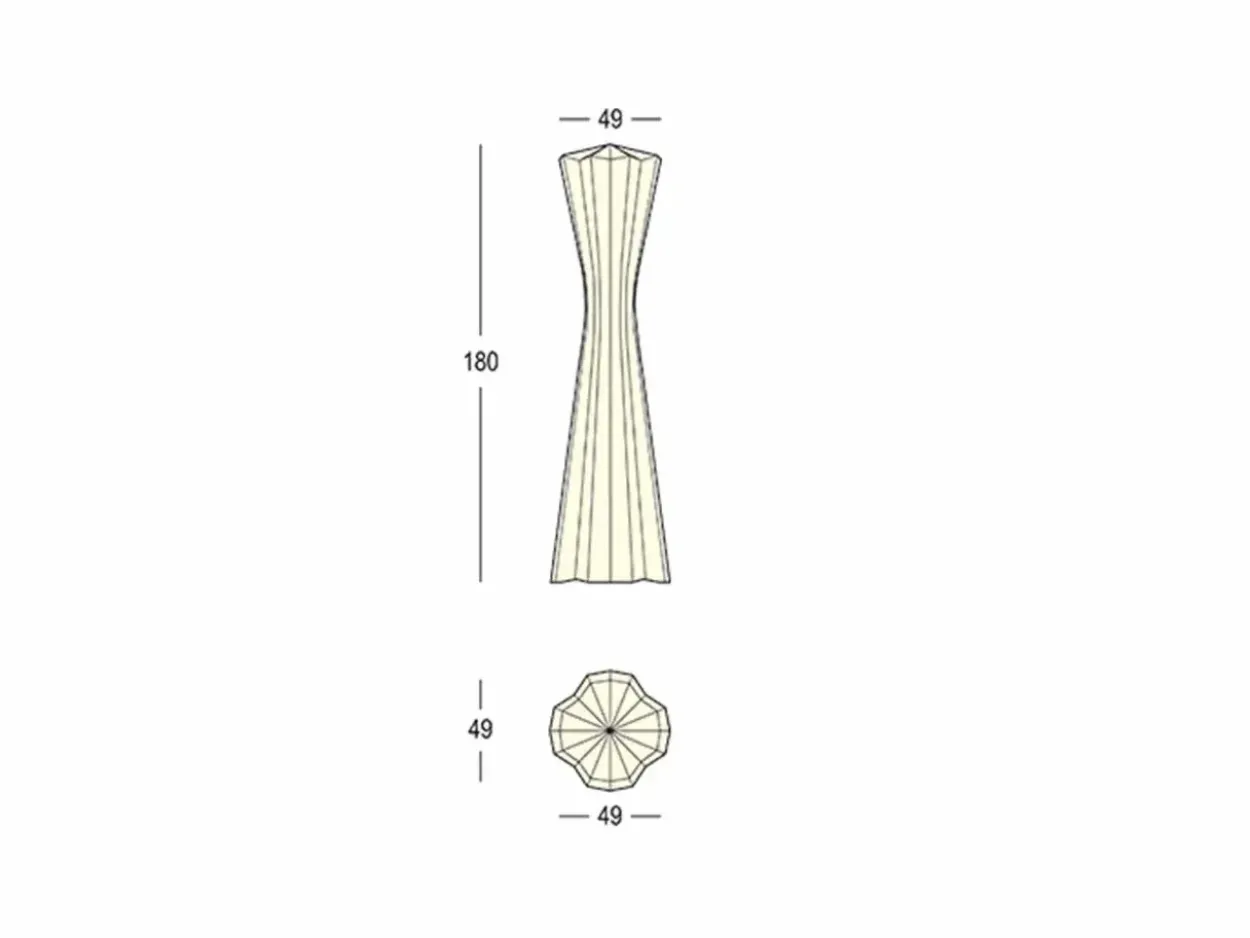 Lampada Frozen H 180 Light con Kit Luce Indoor