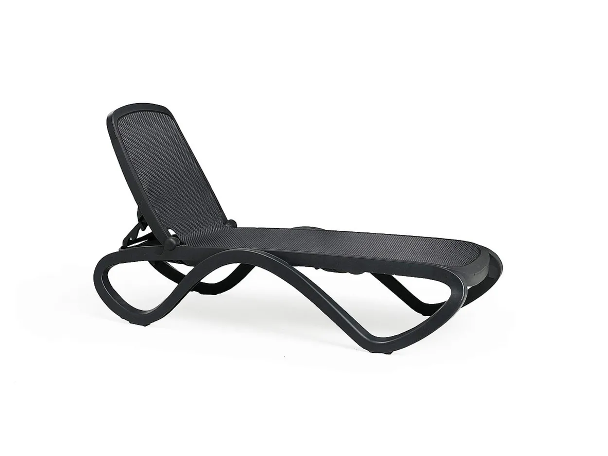 Lettino Omega antracite