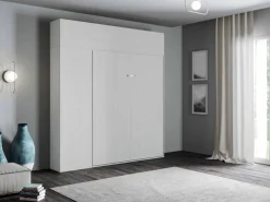 Letto a scomparsa Kentaro una piazza e mezza con mobili