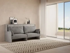 Letto a scomparsa singolo orizzontale Kando Sofà