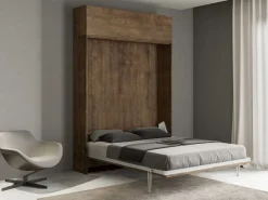 Letto matrimoniale Kentaro con pensile Vasistas