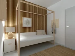 Letto singolo con baldacchino 4 You Fresh