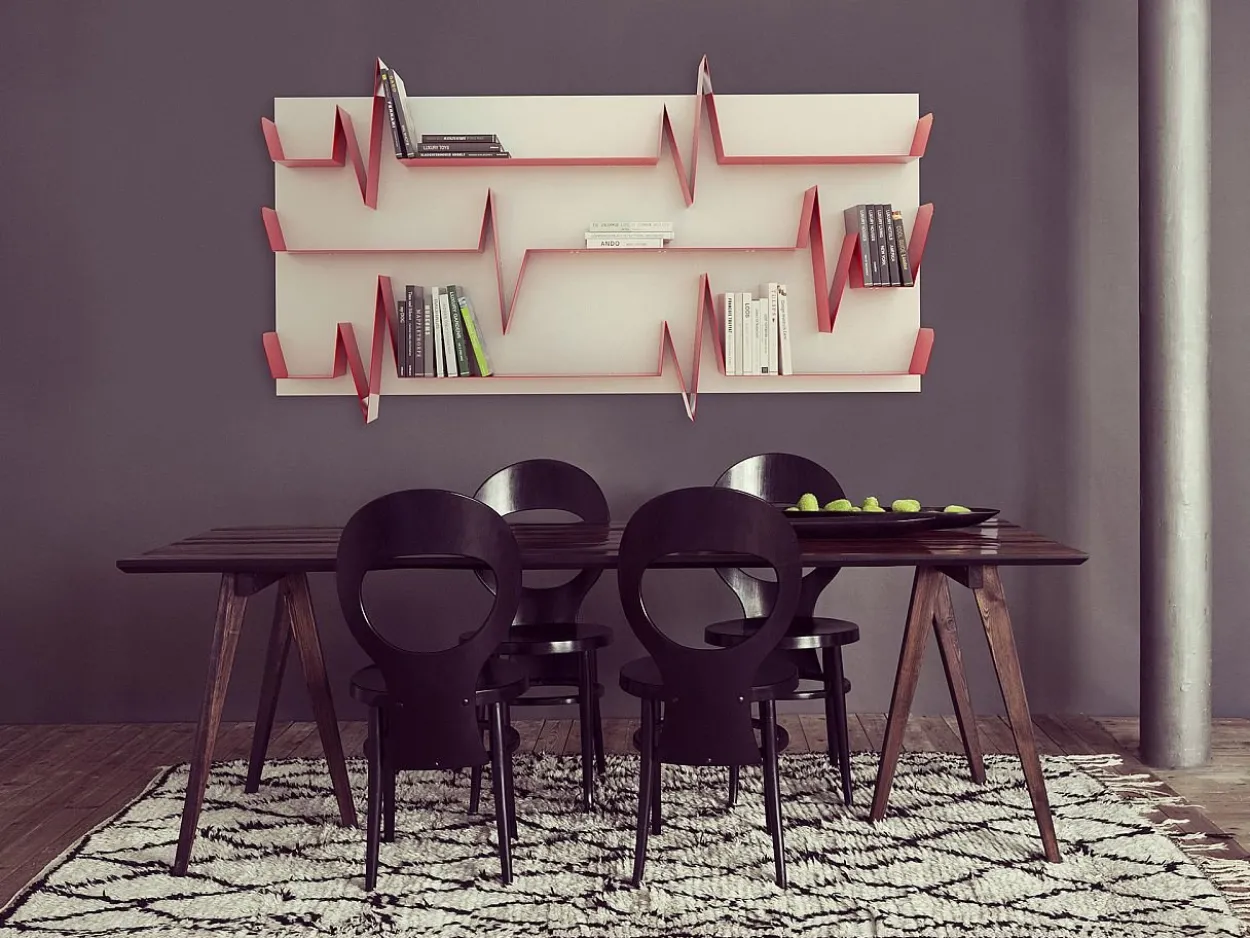Libreria Battikuore 186x101 3 ripiani