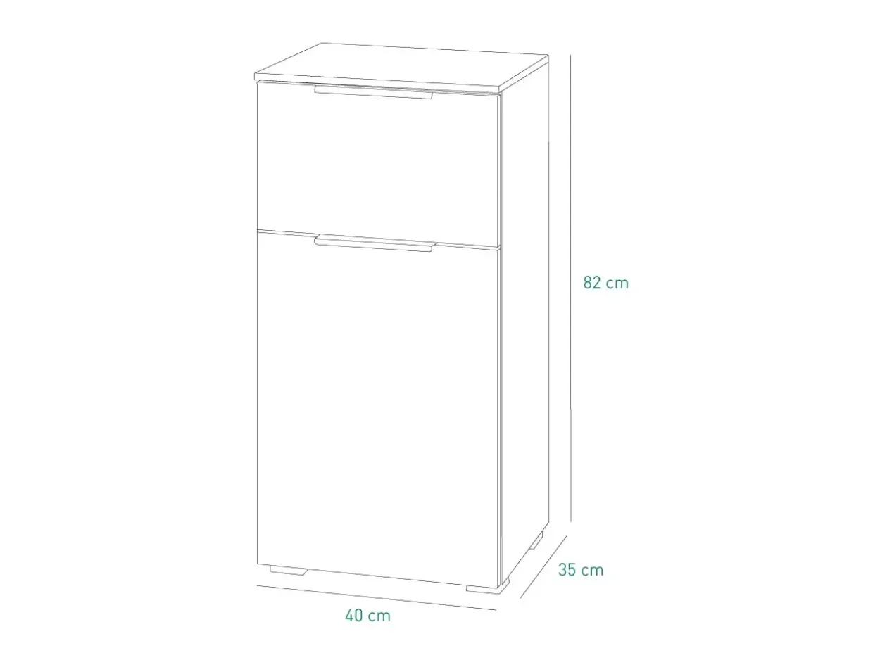 Mobile bagno con anta Max