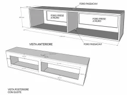 Parete Tv attrezzata Isoka A11