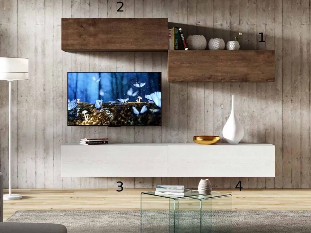 Parete Tv attrezzata Isoka A02