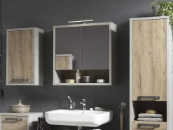 Pensile bagno con specchio Iris