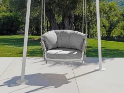 Poltrona Altalena Moon/Alu
