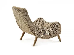 Poltrona Ambra rattan giunco