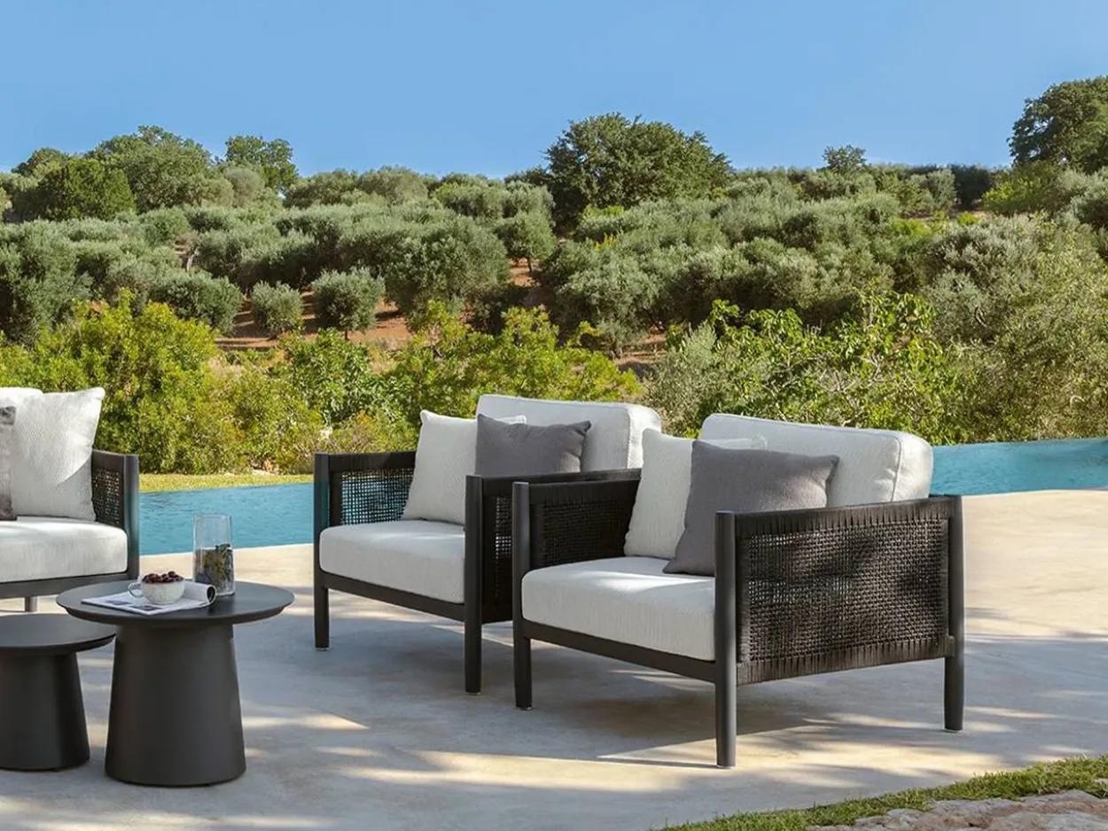 Poltrona Living Dolcevita Alluminio