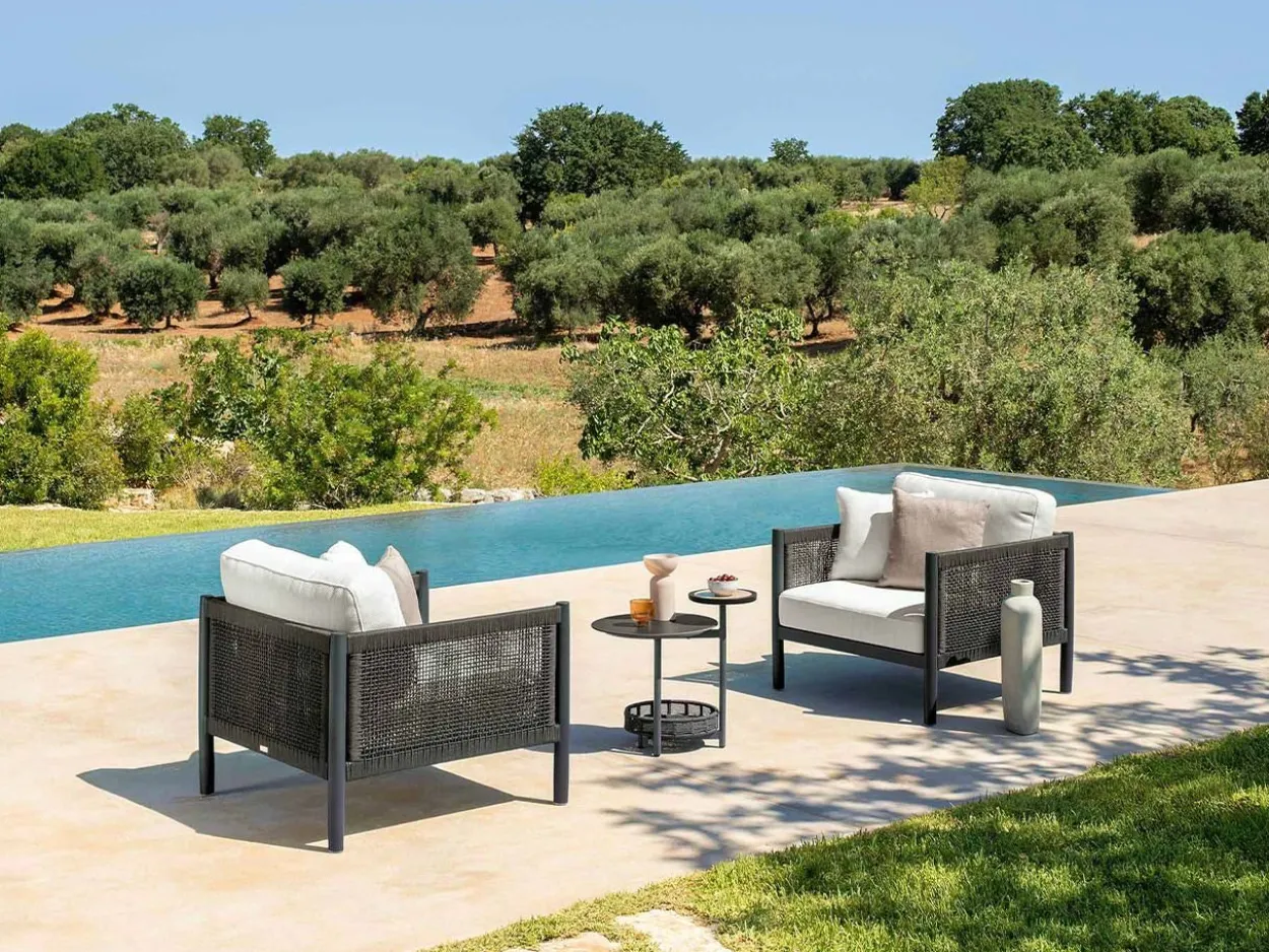 Poltrona Living Dolcevita Alluminio