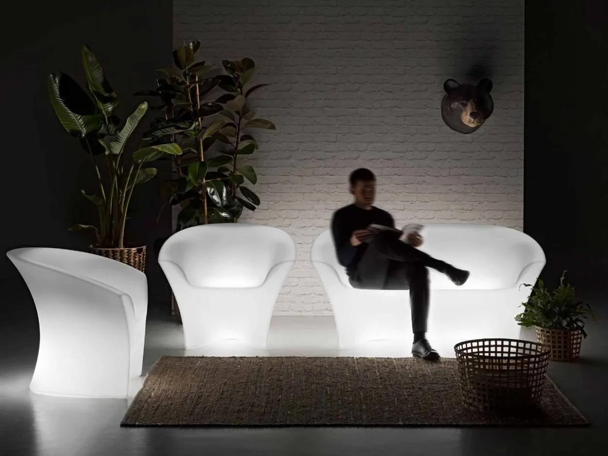 Poltrona Ohla Light con Kit Luce Outdoor