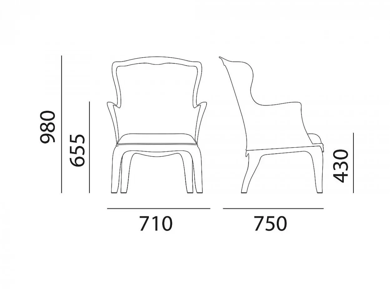 Poltrona Pasha 660