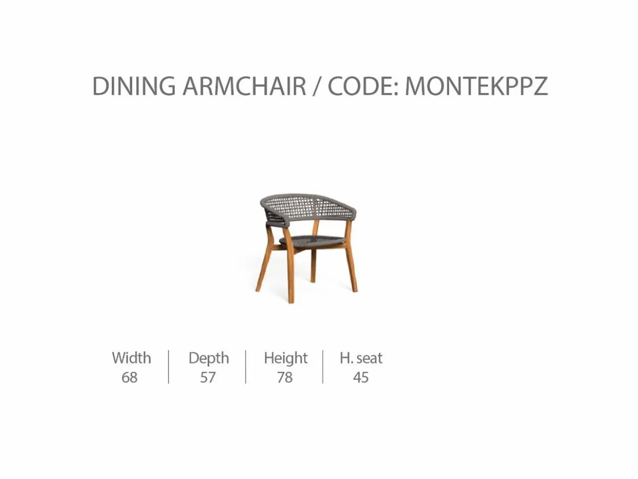 Poltroncina Moon/Teak