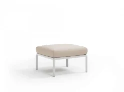 Pouf Komodo struttura bianca Nardi