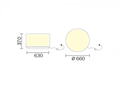 Pouf Wow luminoso 475