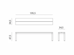 Rio Bench Alu