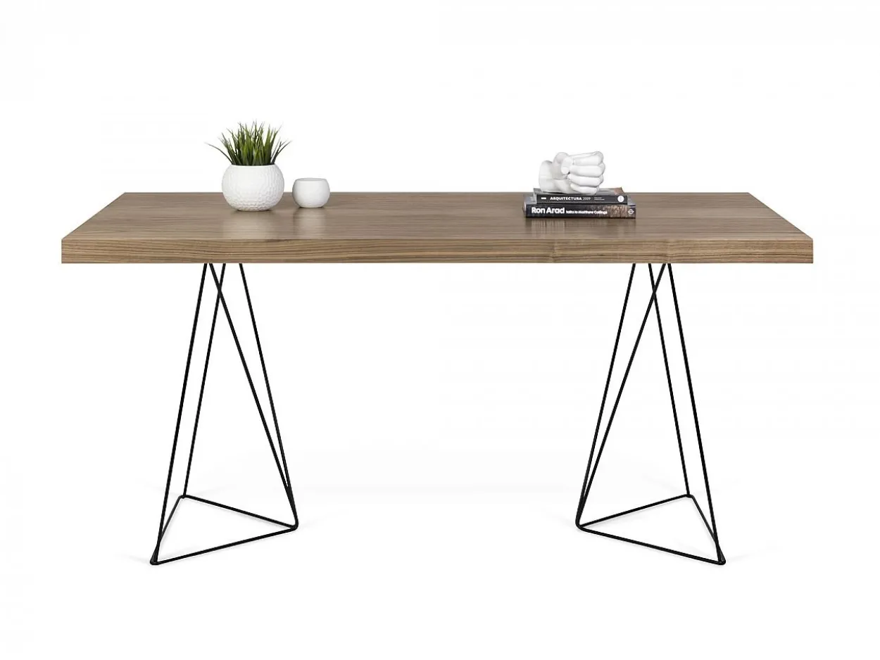 Scrivania Multi 160 gambe a cavalletto