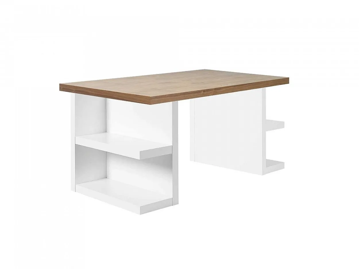 Scrivania Multi 160 gambe con ripiani